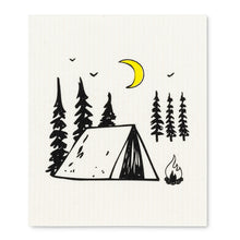 Load image into Gallery viewer, Camping Motif Dishcloths. Set of 2