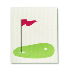 Load image into Gallery viewer, Golf Ball & Green Dishcloths. Set of 2