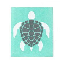 Load image into Gallery viewer, Sea Turtles Dishcloths. Set of 2