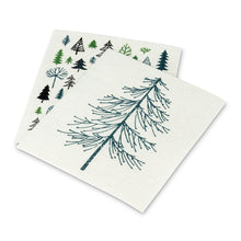 Load image into Gallery viewer, All Over Trees Dishcloths. Set of 2