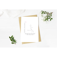Load image into Gallery viewer, Introvert Card (How Much I Like A Person Graph)