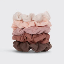 Load image into Gallery viewer, Kitsch Assorted Textured Scrunchies 5pc Set - Terracotta