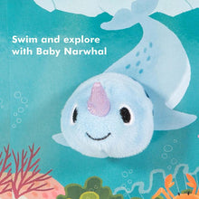Load image into Gallery viewer, Baby Narwhal: Finger Puppet Book
