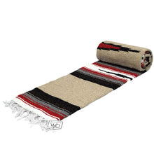 Load image into Gallery viewer, West Path - Autumn Earth Baja Diamond Beige Blanket