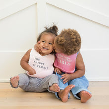 Load image into Gallery viewer, WHO RUNS THE WORLD? GIRLS WONDER BIB