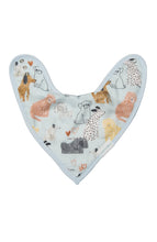 Load image into Gallery viewer, LouLou Lollipop Honey Puppies Muslin Bandana Bib Set