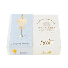 Load image into Gallery viewer, Scout - Suncatcher Monstera Leaf/Rose Quartz