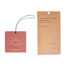 Load image into Gallery viewer, P.F Candle Co - Teakwood & Tobacco Car Fragrance