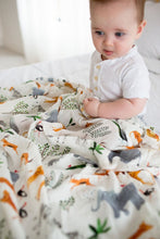 Load image into Gallery viewer, Loulou Lollipop Safari Jungle Muslin Swaddle