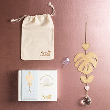Load image into Gallery viewer, Scout - Suncatcher Monstera Leaf/Rose Quartz