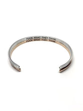Load image into Gallery viewer, GlassHouseGoods - FUCK WHAT THEY THINK BRACELET