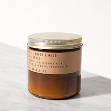 Load image into Gallery viewer, P.F. Candle Co - Amber & Moss 7.2oz and 12.5oz