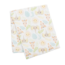 Load image into Gallery viewer, Lulujo Jungle Safari Swaddling Blanket