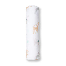 Load image into Gallery viewer, Lulujo - Little Fawn Swaddling Blanket