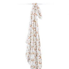 Load image into Gallery viewer, Modern Sloth Swaddling Blanket