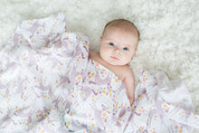 Load image into Gallery viewer, Modern Unicorn Swaddling Blanket