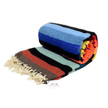 Load image into Gallery viewer, West Path - Orange Kiss Aztec Diamond Blanket