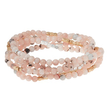 Load image into Gallery viewer, Scout - Stone Wrap: Morganite/Black Tourmaline - Stones of Divine Love & Protection