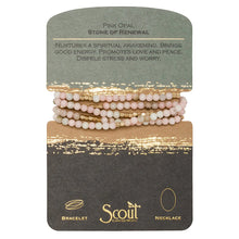 Load image into Gallery viewer, Scout - Stone Wrap: Pink Opal - Stone of Renewal
