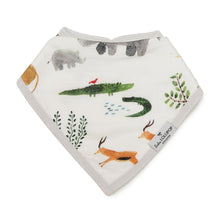 Load image into Gallery viewer, Loulou Lollipop Safari Jungle Muslin Bandana Bib Set
