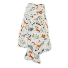 Load image into Gallery viewer, Loulou Lollipop Safari Jungle Muslin Swaddle