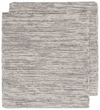 Load image into Gallery viewer, Shadow Grey Heirloom Knit Dishcloths Set of 2