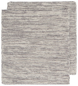 Shadow Grey Heirloom Knit Dishcloths Set of 2