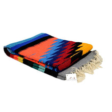 Load image into Gallery viewer, West Path - Orange Kiss Aztec Diamond Blanket