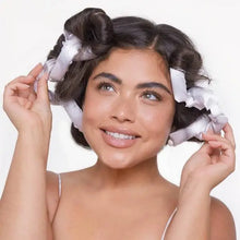 Load image into Gallery viewer, Kitsch - Satin Heatless Pillow Rollers 6pc- Soft Marble