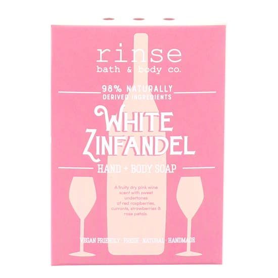 MINI WHITE ZINFANDEL SOAP - Rinse Bath & Body Co