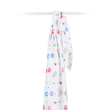 Load image into Gallery viewer, Lulujo Hockey Swaddling Blanket