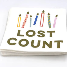 Load image into Gallery viewer, Lost Count Cocktail Napkins- 20ct