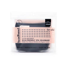 Load image into Gallery viewer, Kitsch - Eco-Friendly Spa Headband - Black