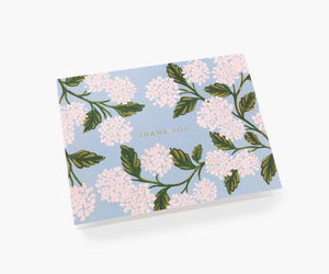 Rifle Paper Co - Hydrangea Thank You Cards Boxed Set of 8