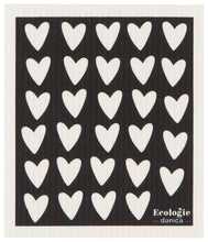 Load image into Gallery viewer, Hearts Swedish Sponge Cloth