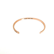 Load image into Gallery viewer, GlassHouseGoods - FUCK THIS SHIT BRACELET
