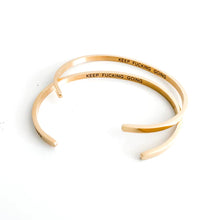 Load image into Gallery viewer, GlassHouseGoods - KEEP FUCKING GOING BRACELET