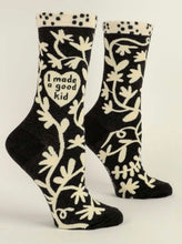 Load image into Gallery viewer, I Made A Good Kid - Women's Crew Socks