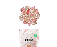 Load image into Gallery viewer, Squish Vegan Fizzy Rose’ And White Wine Sparkling Bears Gourmet Candy