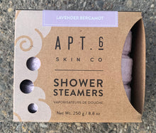 Load image into Gallery viewer, Apt. 6 Skin Co. Lavender Bergamot Shower Steamers