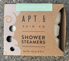 Load image into Gallery viewer, Apt. 6 Skin Co. Lemongrass Orange Shower Steamers