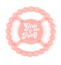 Load image into Gallery viewer, GIRLS TO THE FRONT HAPPY TEETHER
