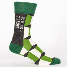 Load image into Gallery viewer, This Meeting Is Bullshit - Men's Crew Socks