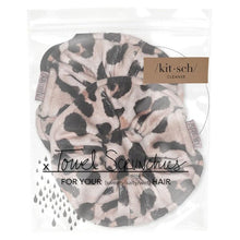 Load image into Gallery viewer, Kitsch - Microfiber Towel Scrunchies - Leopard