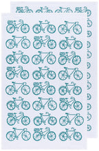 Load image into Gallery viewer, Bike Ride Floursack Dish Towels Set of 2