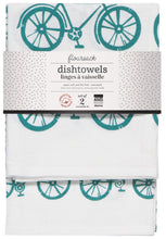 Load image into Gallery viewer, Bike Ride Floursack Dish Towels Set of 2