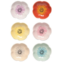 Load image into Gallery viewer, Flower Shaped Pinch Bowl Set of 6