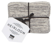 Load image into Gallery viewer, Shadow Grey Heirloom Knit Dishcloths Set of 2

