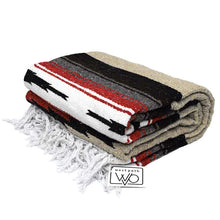 Load image into Gallery viewer, West Path - Autumn Earth Baja Diamond Beige Blanket