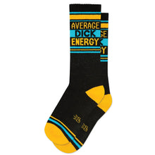 Load image into Gallery viewer, Gumball Poodle - Average Dick Energy Gym Crew Socks
